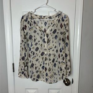 Lucky Brand Sheer top